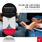 Jueves 22 de febrero: Club de lecture présentiel en français 