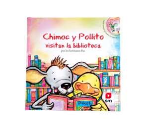 Chimoc y Pollito visitan la biblioteca